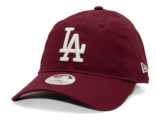 Dámská Kšiltovka New Era - MLB Essential 9TWENTY - LA Dodgers - Burgundy / Cream