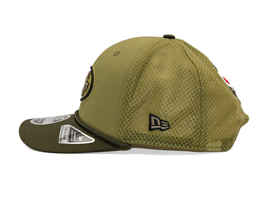 Kšiltovka New Era - NFL25 "Salute to Service" - 9SEVENTY Stretch-Snap - San Francisco 49ers
