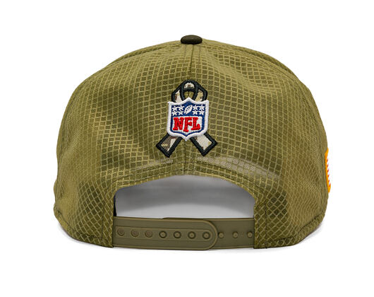 Kšiltovka New Era - NFL25 "Salute to Service" - 9SEVENTY Stretch-Snap - Kansas City Chiefs