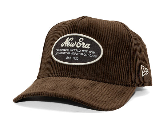 Kšiltovka New Era - Branded Patch Cord 9FORTY A-Frame - Brown