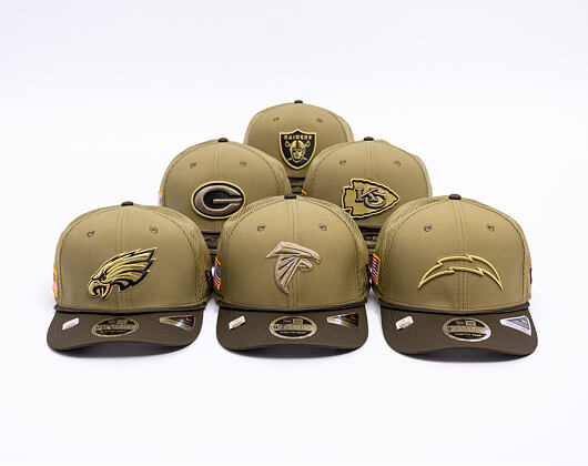 Kšiltovka New Era - NFL25 "Salute to Service" - 9SEVENTY Stretch-Snap - Los Angeles Chargers