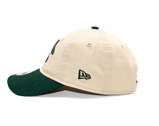 Dětská Kšiltovka New Era - Branded Kids Mascot 9TWENTY - Cream / Dark Green