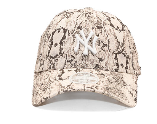 Dámská Kšiltovka New Era - MLB Snake 9FORTY - NY Yankees - Gray / White