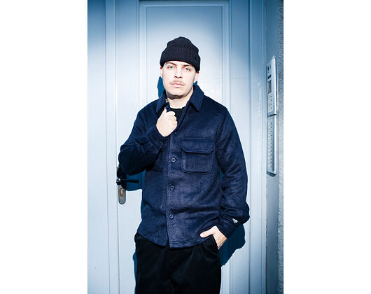 Bunda New Era - Branded Shacket - Navy