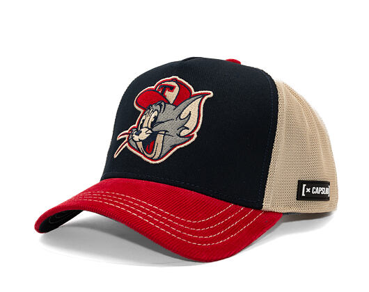 Kšiltovka Capslab Semi Curved Premium Tom & Jerry X Capslab