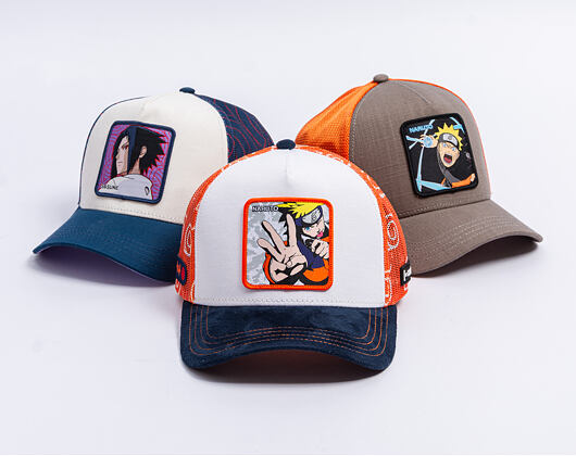 Kšiltovka Capslab Trucker Capslab X Naruto Uzumaki Navy/White/Orange