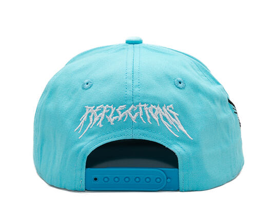 Kšiltovka Reflection Luxury Shine Loud Snapback - Baby Blue / White