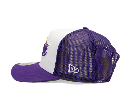 Kšiltovka New Era - NBA Side Patch 9FORTY - A-Frame Trucker - LA Lakers - Purple