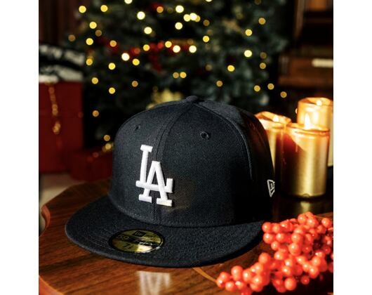 Kšiltovka New Era - MLB Basic 59FIFTY - LA Dodgers - Black / White