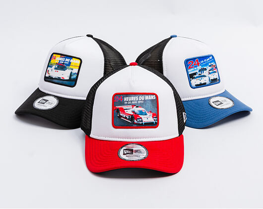 Kšiltovka New Era - LE MANS 9FORTY A-Frame Trucker Patch - Scarlet