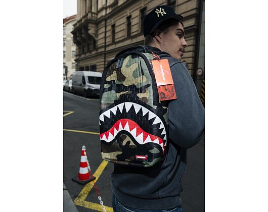 Batoh Sprayground Woodland Camo Check Backpack
