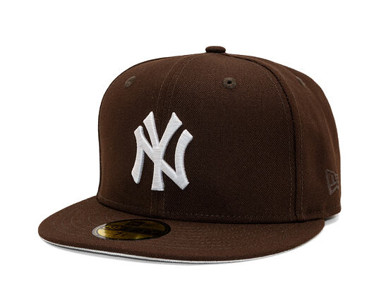 Kšiltovka New Era - MLB Seasonal 59FIFTY - NY Yankees - Burnt Wood - Brown
