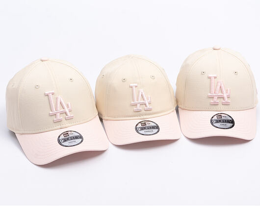 Dětská Kšiltovka New Era - MLB Essential 9FORTY - LA Dodgers - Cream