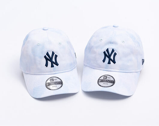 Dětská Kšiltovka New Era - MLB Tie Dye 9TWENTY - NY Yankees - Sky Blue