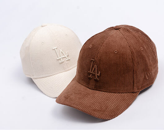 Kšiltovka New Era - MLB Cord 9FORTY M-CROWN - LA Dodgers - Chestnut Brown