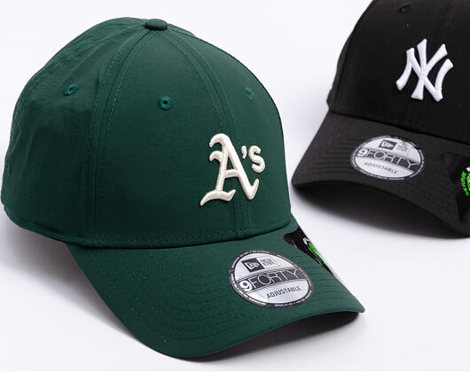 Kšiltovka New Era - MLB Recycled Midi 9FORTY - Oakland Athletics - Dark Green