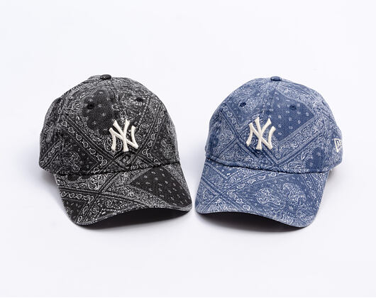 Kšiltovka New Era - MLB Washed Paisley 9TWENTY - NY Yankees - Navy
