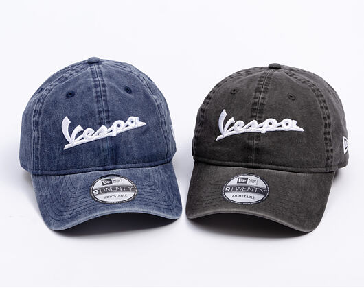 Kšiltovka New Era - Piagio Washed 9TWENTY - Vespa - Black