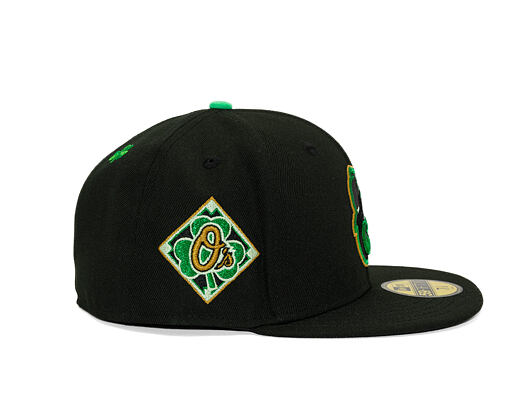 Kšiltovka New Era - MLB 2026 St. Patrick Day 59FIFTY - Baltimore Orioles - Black