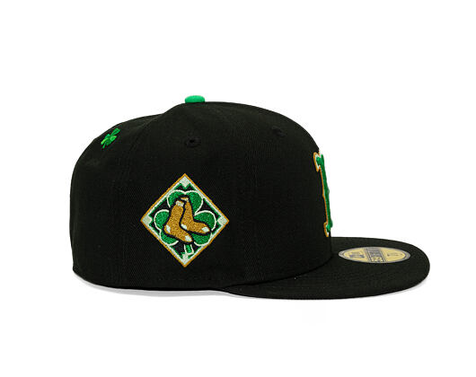 Kšiltovka New Era - MLB 2026 St. Patrick Day 59FIFTY - Boston Red Sox - Black