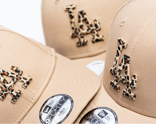 Dámská Kšiltovka New Era - MLB Animal Infill 9FORTY - LA Dodgers - Camel