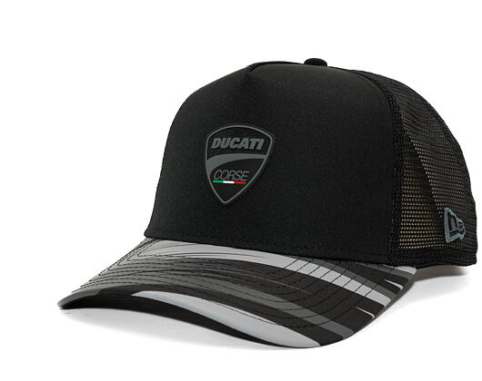 Kšiltovka New Era - Ducati Motor Print 9FORTY Trucker - Black
