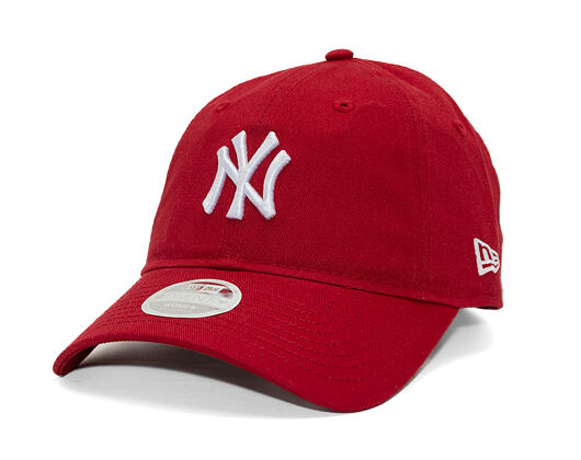 Dámská Kšiltovka New Era - MLB Essential Midi Logo 9TWENTY - NY Yankees - Pinot Red