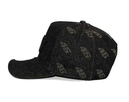 Kšiltovka New Era - Valentino Rossi VR46 Denim 9FORTY Trucker - VR46 - Black