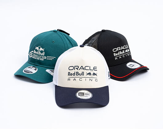 Kšiltovka New Era - F1 Seasonal 9FORTY Trucker - Red Bull F1 - Cream