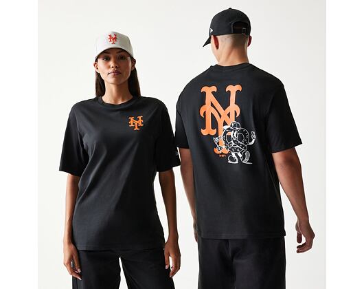 Triko New Era - MLB Food Graphic Tee - NY Mets - Black