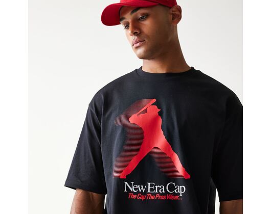 Triko New Era - Player Graphic Oversized Tee - Black