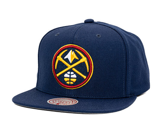 Kšiltovka Mitchell & Ness - Denver Nuggets - Team Ground 2.0 Snapback - Navy