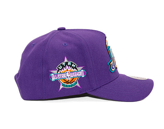 Kšiltovka Mitchell & Ness - Utah Jazz - Double Clutch Pro Snapback Hwc - Purple
