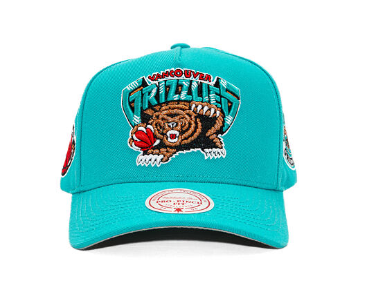 Kšiltovka Mitchell & Ness - Vancouver Grizzlies - Double Clutch Pro Snapback Hwc - Teal
