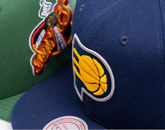 Kšiltovka Mitchell & Ness - Indiana Pacers - Team Ground 2.0 Snapback - Blue