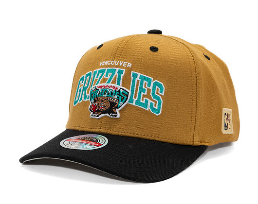 Kšiltovka Mitchell & Ness - NBA Team Arch Snapback - Vancouver Grizzlies - Brown / Black