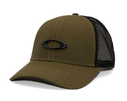 Kšiltovka Oakley - Trucker Ellipse Hat - Army Green