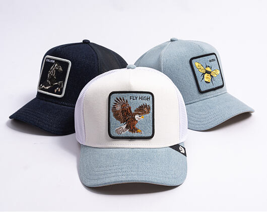 Kšiltovka Goorin - Denim Fly High - Light Denim