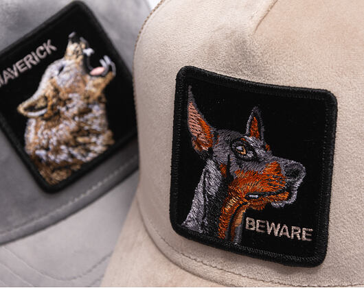 Kšiltovka Goorin - Velour Doberman - Biscuit