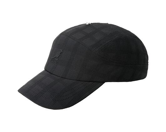 Kšiltovka Kangol - TRENDS PACK - Seersucker Drape 5-Panel - Black