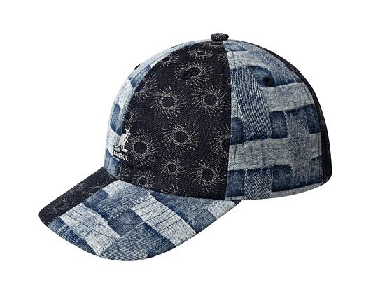Kšiltovka Kangol - TRENDS PACK - Denim Mashup Baseball - Blue Picnic