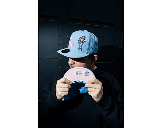 Kšiltovka New Era - MLB Palm & Taco 59FIFTY - LA Dodgers - Sky Blue / Pink UV