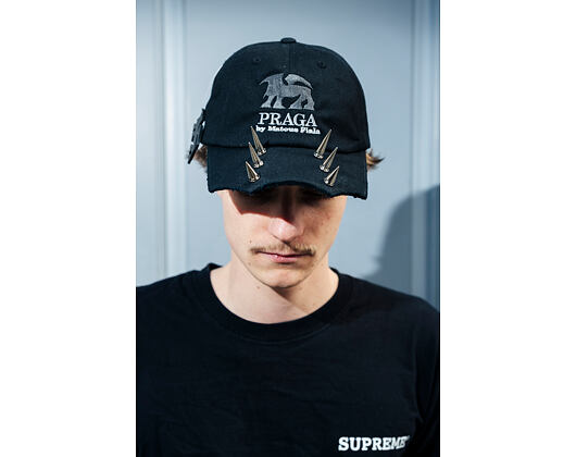 Kšiltovka Praga by Matouš Fiala - Black Void Prison Cap