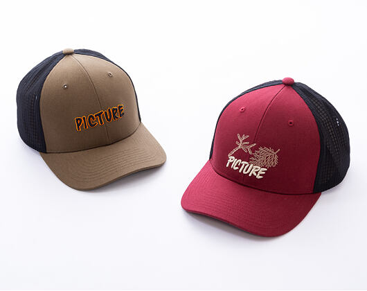 Kšiltovka Picture - Kuldo Trucker - Cabernet