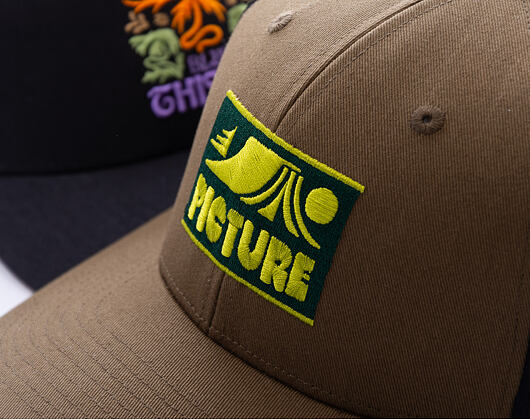 Kšiltovka Picture - Zephyr Trucker - Tobacco - Rectangle Patch - Olive