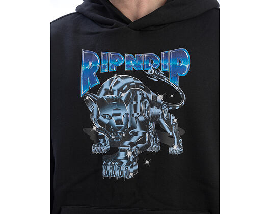 Mikina Rip N Dip - Cyborg Hoodie (Black Wash)