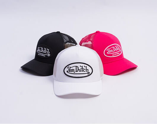 Kšiltovka Von Dutch - Trucker - Classic Logo White