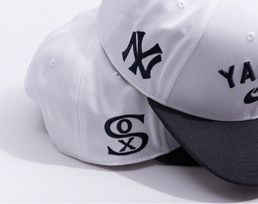 Kšiltovka Nike - Cooperstown Dri-Fit Pro - Chicago White Sox - White 10A/Pitch Blue 4FA