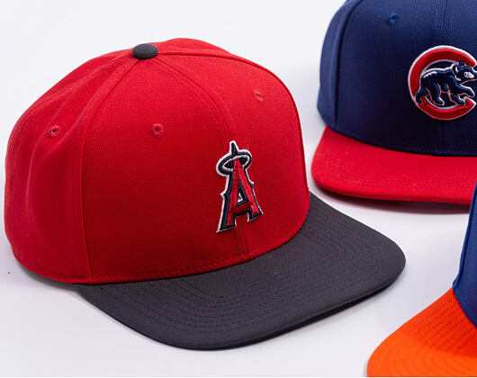Kšiltovka Nike - Dri-Fit Pro - Los Angeles Angels - Gym Red 6DL/Pitch Blue 4FA