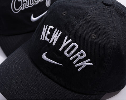 Kšiltovka Nike - Primetime Club Unstructured - New York Yankees - Black 00A